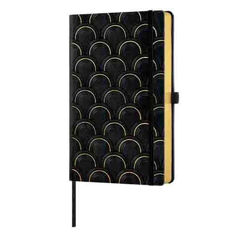 Castelli  Unisex | CASTELLI NOTEBOOK PKT SQU C AND G  ART DECO GOLD